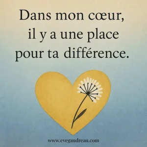 visuel d'un coeur pour accueillir la différence